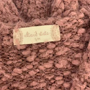 Altar'd State Women's Eyelash V-Neck Pullover Sweater Size S/M thumbnail 5