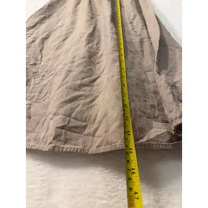 PrettyLittleThing Taupe Strapless Corset Maxi Dress US 2 Linen‎ Look Boho Tan thumbnail 6
