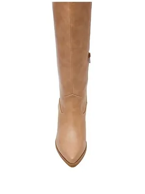 DV8 Size 6 Women’s Kyna Natural Stacked Heel Cowboy Boots, New No Box thumbnail 9