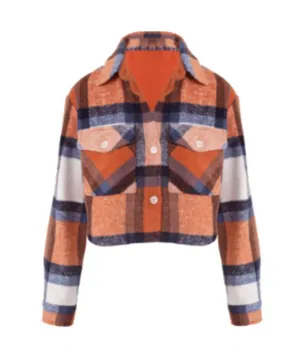 Kittenish Hello Autumn Flannel Shacket thumbnail 2