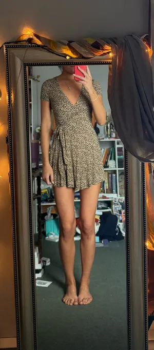 Windsor leopard print romper thumbnail 1