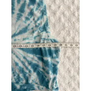 Free People Movement Love Blue Tie Dye Cropped Boho Muscle Tank Top S thumbnail 8