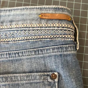 Pilcro and the Letterpress Blue Jean Shorts Classic Cutoff Style thumbnail 8