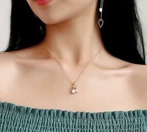 Cherry Pendant Necklace for Women thumbnail 3