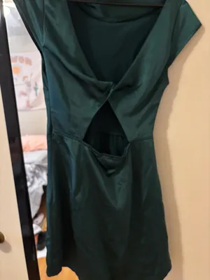 green hello molly mini dress thumbnail 4