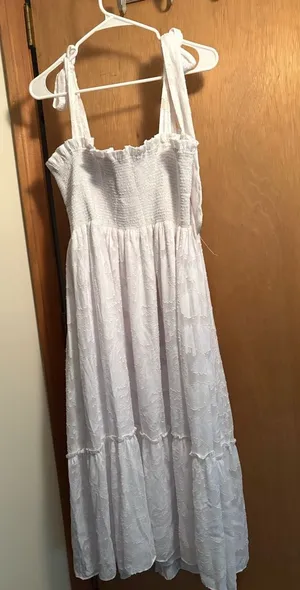 Lilly Pulitzer White Eyelet Maxi Dress thumbnail 1