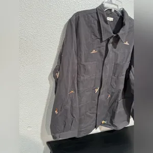WYLLIS gray embroidered snail jacket size thumbnail 7