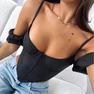 White Fox Boutique I Almost Do Black Bustier thumbnail 1