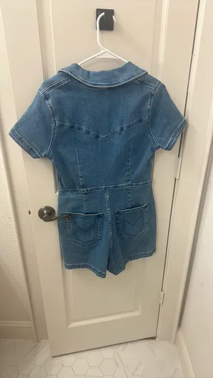 Show Me Your Mumu denim romper  thumbnail 3
