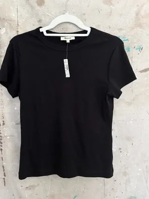 Madewell the '90s Crewneck Tee in Compact Cotton thumbnail 2