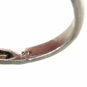 925 Sterling Silver Green Peridot Style Two Stone Bypass Ring thumbnail 5