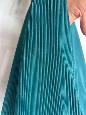 Teal/blue straight leg pants Blue thumbnail 2