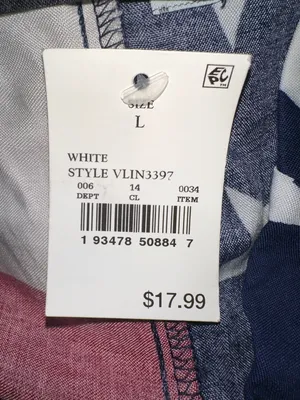 Fifth Sun Navy, White & Red Patriotic Tie-Front Vest thumbnail 4