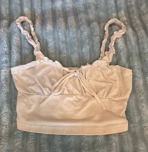 Shein White Crop Top thumbnail 1