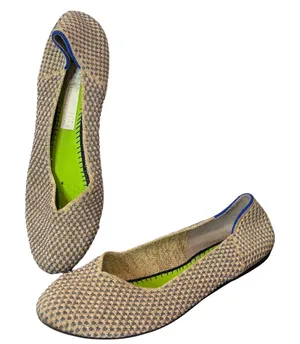 Rothy's Limited Edition Multi Metallic Ballet Flats Womens 9 Shoes NO INSOLES thumbnail 1