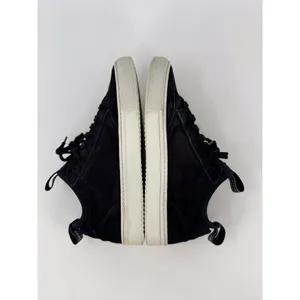 P448 Sohosocks Womens Shoes Black Suede Low Top Fashion Sneakers Italian 39 US 9 thumbnail 9