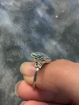 Vintage Antique Boho Style Silver Ring Size none thumbnail 4