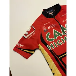 Nalini Camp Highland Cycling Jersey Men's Small Red Yellow Full Zip Bike Team thumbnail 3