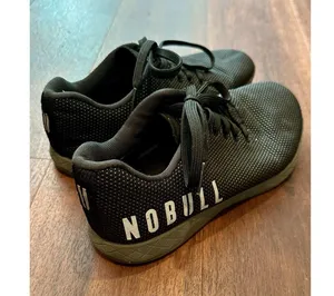 NOBULL Superfabric Trainer Black Crossfit Shoes Unisex M 5.5/W 7 EUC!!! thumbnail 2
