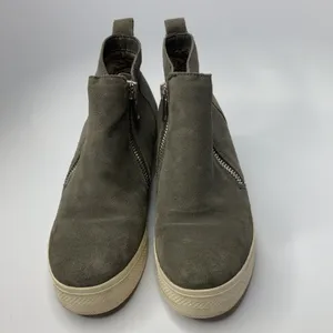 Steve Madden gray wedgie sneakers size‎ 10 thumbnail 4
