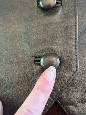 My Clothes Women’s Brown Metallic Genuine Leather Vest Size S Equestrian Preppy thumbnail 8