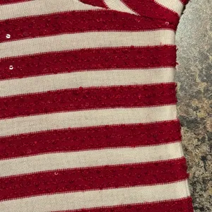 Talbots 3/4 Sleeve Top Striped Sequin Preppy Nautical Red White Plus Size 3X thumbnail 10