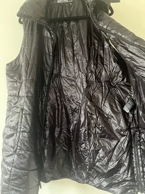 Chicos Lightweight Puffer Vest Jacket Black Quilted 16 Utility Zip Up Casual thumbnail 5