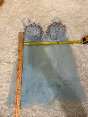 Vintage Fashion Bug babydoll features sheer mesh chemise bra top fairycore 18 thumbnail 6