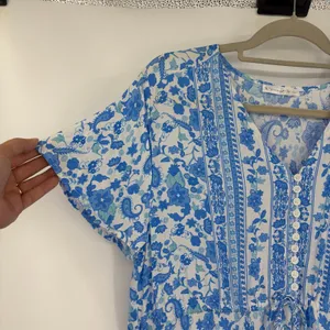 R Vivimos Tiered Peasant Dress Sz XL 16/18 Boho Cottagecore Paisley Euro Summer thumbnail 5