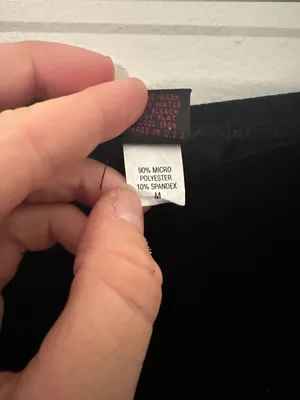 Vintage velour Only Hearts skirt black fit and flare medium thumbnail 4
