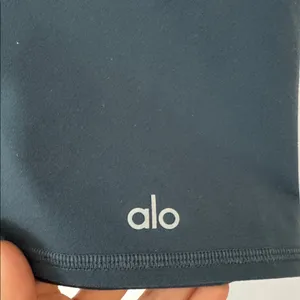 ALO Yoga Women's Blue Bike Shorts Size XSmall thumbnail 2