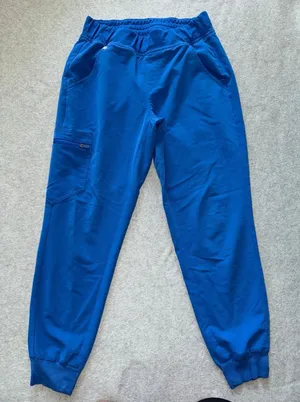 Figs Women's Zamora Blue Skinny Jogger Scrub Pants Size‎ Small thumbnail 1