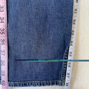 Gap 90s Loose High Rise Women's Blue Denim Jeans Straight Casual Y2K Sz 27 thumbnail 12