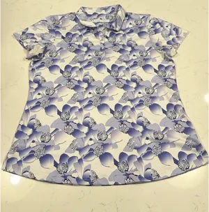 Pebble Beach Golf Polo Purple Size M thumbnail 1