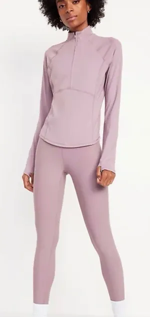 Old Navy Powersoft Half Zip XL Purple Pullover C11-136 thumbnail 1