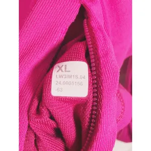 Lululemon Its Rulu Long Sleeve Shirt Size XL Pink Running Workout Fitness Gym thumbnail 4