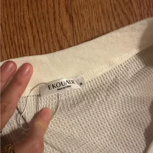 Women's Cream Sleepwear Set Size M thumbnail 2