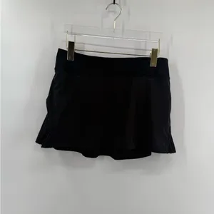 Lululemon Play Off The Pleats Skirt *13" Black size 6 thumbnail 4