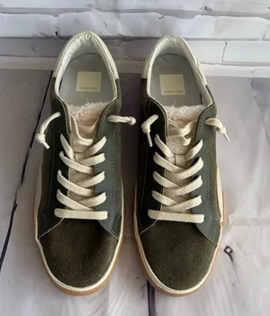 Dolce Vita Zina Plush Women's Sneakers - Moss/Olive thumbnail 1