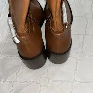 Linea Paolo Kamile Knee High Almond Toe Leather Tan Riding Boots(Size 9M) thumbnail 9