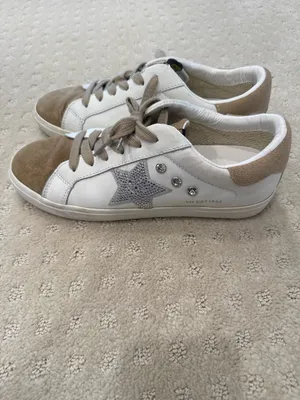Vintage Havana Excel White Multi Rhinestone Star Sneakers Size 8.5 thumbnail 4