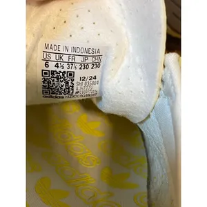 Adidas Originals Mesh Suede Retro Sneakers Yellow White Women’s 6 thumbnail 6