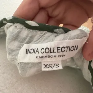INDIA COLLECTION Emerson Fry Colette Dress In‎ Moss Gingham Size XS/S Cotton thumbnail 5