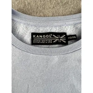 Kangol cropped light blue sweatshirt size XXL thumbnail 3