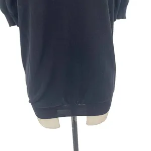 Versace Black Cotton Knit Short‎ Sleeve Sweater Size Medium thumbnail 3