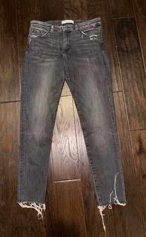 Flying Monkey High-Rise Black Distressed Skinny Jeans Size 28 thumbnail 1