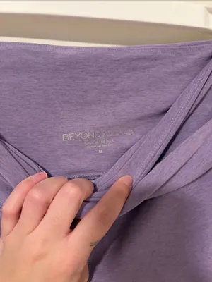 Beyond Yoga Super Soft Crossover Light Purple Leggings thumbnail 2