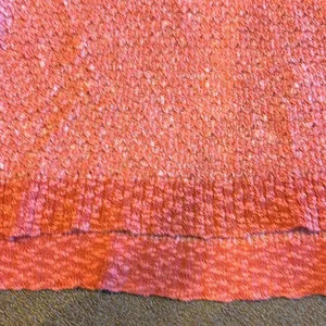 Free People Women’s Salmon Colored Oversized Sweater thumbnail 5
