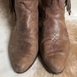 “Laredo” Burning Man‎ Cowboy Boots Vintage Size 7 B39 thumbnail 4
