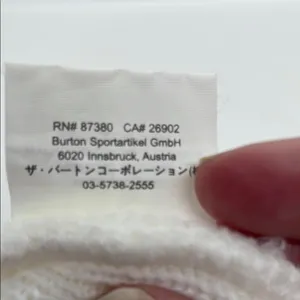 Burton White and Purple Pom Beanie OS thumbnail 4